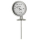 Reotemp AA Series Sanitary Bimetal Thermometer w/3 in. Aluminum Dial, 2 in. Tri-Clamp Connection