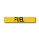 Marking Services Series MS-900 Self-Adhesive Pipe Marker "FUEL", Yellow