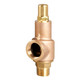 Aquatrol 89 Series 3/4 in. MNPT x FNPT Brass Air/Gas Safety Valve, Closed Cap