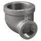 Service Metal Series SBGR90 150 Galvanized Malleable Iron 3/8 in. x 1/8 in. 90° Reducing Elbows