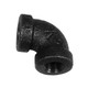 Service Metal Series XB9 Class 300 Black Malleable Iron 3/8 in. 90° Elbows