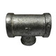 Service Metal Series XBRT Class 300 Black Malleable Iron 2 in. x 1/2 in. Reducing Tees