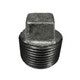 Service Metal Series SGSHP Class 150 Galvanized Malleable Iron 5 in. Square Head Plugs