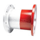 Dixon 4 in. Aluminum TTMA Flange Extension - White & Red