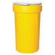 Justrite Eagle 1655 57 Gal. Lab Pack Open Head Drum, Plastic Lever-Lock, Yellow