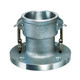 Kuriyama Aluminum Female Coupler x 150# ASA Flange