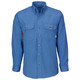 Lakeland ISH65DH Series FR Moisture Wicking Work Shirt, Medium Blue