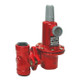 Emerson Fisher Type 627-841 1 in. FNPT WCC Steel High Pressure Regulator w/ 3/8 in. Port, 5 - 20 PSIG Spring, 7.396M BTU/HR