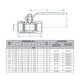 Apollo 94A Series 3/4 in. FNPT Forged Brass Ball Valve - Full Port