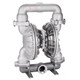 All-Flo A300 3 in. NPT Aluminum Air Diaphragm Pump w/ PTFE Diaphragms & Balls, Nylon Seats