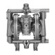 All-Flo A050 1/2 in. NPT Stainless Steel Air Diaphragm Pumps w/ Santoprene Diaphragms & Balls, Stainless Steel Seats