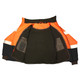 Radians SJ110B Class 3 Two-in-One High Visibility Bomber Safety Jacket, Orange/Black Bottom