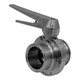 Tru-Flo WBFY-316L Series 316 SS Sanitary Butterfly Valve w/EPDM Seals & SS Disc, Butt-Weld End