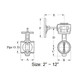 Shurjoint SJ-300N-W Series Grooved Butterfly Valve w/Worm Gear Operator Handle, EPDM Disc