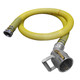 Kuriyama Tigervapor 4 in. Standard Duty Vapor Recovery Hose Assemblies w/ C x Swivel 45° CPP Ends