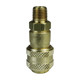 Dixon DF-Series Pneumatic Brass Automatic Male Threaded Coupler