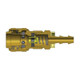 Dixon DF-Series Pneumatic Brass Automatic Push-Loc Hose Barb Coupler