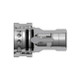 Dixon H-Series Hydraulic 303 Stainless Steel Female Threaded Coupler w/ Poppet Valve, ISO-B