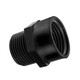 Bee Valve Poly 3/4 in. MGHT x 3/4 in. FGHT Garden Hose Thread Adapter