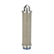 Donaldson SRF V Series 304 Stainless Steel Sterile Air Pleated Depth Filter Element, 05/3, Code 7 Connection, 0.2 Micron, Silicone, Welded End Cap