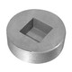 Latrobe Foundry Aluminum Counterstruck Square Head Plugs-Threaded