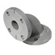 Latrobe Foundry Aluminum 90° Elbows- Flanged