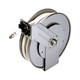 Hosetract CS Series Stainless & Nickel Air/ Water Hose Reel, Reel & Hose, 3/8 in. x 70 ft., 300 PSI