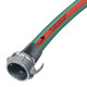 Novaflex 4705 1 1/2 in. 200 PSI UHMW Crush Resistant Chemical Suction & Discharge Hose w/ Stainless Steel Female Coupler Ends