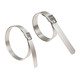 Dixon Pow'r Tight 4 1/2 in. ID x 3/4 in. Wide Double Wrapped Stainless Steel Band Clamps, 25 Box Qty