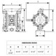 Balcrank 1120-015S AODD Conventional 1 in. Aluminum Diaphragm Pump