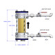 Flo-Dri FLODRI-25R Replacement Cartridge for M25V/M25A Gas Scrubber - Cartridge Only