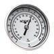 NOSHOK 100 Series 2 in. Dial Bimetal Thermometers w/ 1/4 in. NPT Back Mount, 2 1/2 in. L Stem