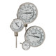 NOSHOK 300 Series 3 in. Dial Bimetal Thermometer w/ External Reset, 1/2 in. NPT Back Mount, 2 1/2 in. L Stem, 0° to 200° C