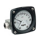 NOSHOK 1100 Series 2 1/2 in. Dial Aluminum Differential Pressure Gauges w/ 1/4 in. FNPT Back Mount, 0 to 200 PSI in H2O