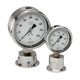 NOSHOK 10 Series 4 in. HD Sanitary Pressure Dry Gauge w/ 2 in. Tri-Clamp Bottom Connection, -30 to 0 in. Hg