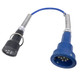 Scully Scul-Gard 6 Pin, 3 J-Slots Break-Away Cable, Blue Plug