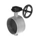 Shurjoint SJ-400 Series Grooved Butterfly Valve w/Worm Gear, Nitrile O-Ring, 316 SS