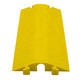 Elasco Single 2 in. x 2 in. Channel Dropover Cable Protector, Yellow