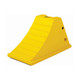 Checkers AT3514-RP All-Terrain HD Wheel Chock w/ Rubber Pad, 150,000 lb. Load Capacity, 36 in. -46 in. Tire, Yellow