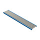 LEWCO 2511 Series Heavy Duty Straight Gravity Roller Conveyor, 2 1/2 in. Diameter, 11 Gauge Steel Rollers