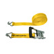 Buyers Products 5483000 30 Ft. L Commercial Grade Ratchet Strap w/ Soft Rubber Grips & J Hook Ends