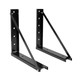 Buyers Products 1701006B 18x18 in. Black Steel Mounting Brackets for Underbody Tool Boxes