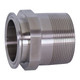 Dixon Sanitary 21MP-R50125 Stainless Steel Clamp x Male NPT Adapter - 1/2 in. - 1/8 in.