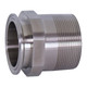 Dixon Sanitary 21MP-R75375 Stainless Steel Clamp x Male NPT Adapter - 3/4 in. - 3/8 in.