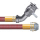 Kuriyama Tigervapor 4 in. Heavy Duty Vapor Recovery Hose Assemblies w/ C x 45° Swivel Dixon VR4040SWIV w/ Handle Ends