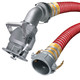 Kuriyama Tigervapor 4 in. Heavy Duty Vapor Recovery Hose Assemblies w/ C x 45° Swivel Dixon VR4040SWIV w/ Handle Ends