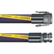 Continental ContiTech Purple Flexwing 2 in. 150 PSI Chemical Suction & Discharge Hose Assemblies w/ Stainless Steel Female Coupler x Male Adapter Ends