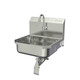 Sani-lav 605L Hands-Free Wall Mount Stainless Steel Sink - Single Knee Pedal Valve