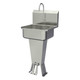 Sani-lav 501L Hands-Free Floor Mount Stainless Steel Sink - Double Foot Pedal Valve, 2 GPM