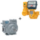 Corken PT Series PT20 2 in. NPT Cast Iron Sliding Vane Pump w/ Liquid Controls M-7 Class 1 Meter and Electronic Register w/ Strainer & Air Eliminator